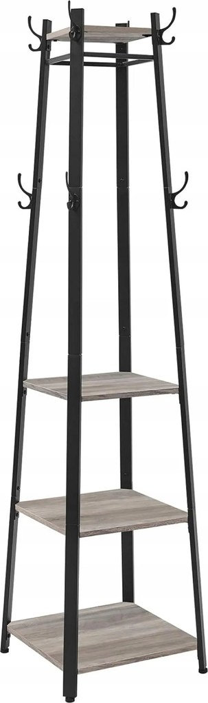 Vasagle Kopl előszobai kabáttartó, világosszürke