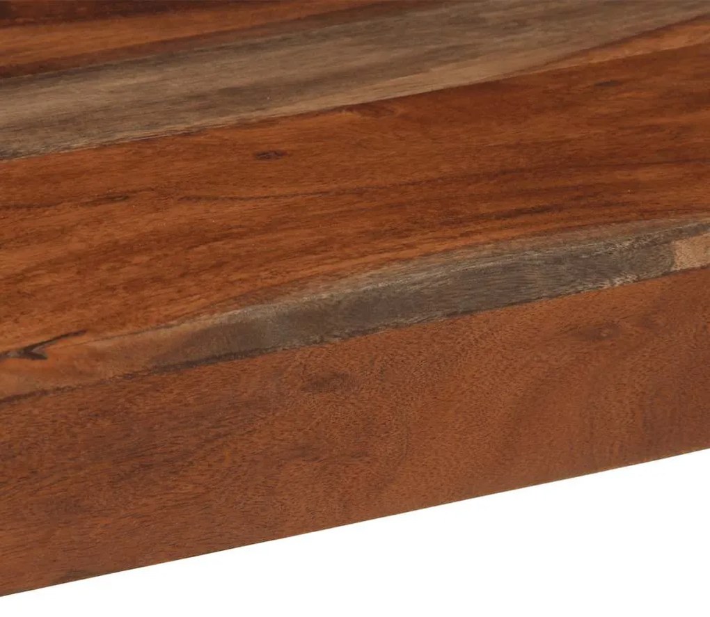 vidaXL konzolasztal 120x30x76 cm tömör fa akácfa