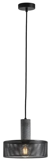 Csillár zsinóron 1xE27/40W/230V fekete