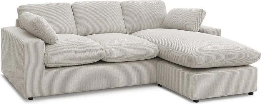 Bézs kordbársony sarokkanapé Belair – Bobochic Paris