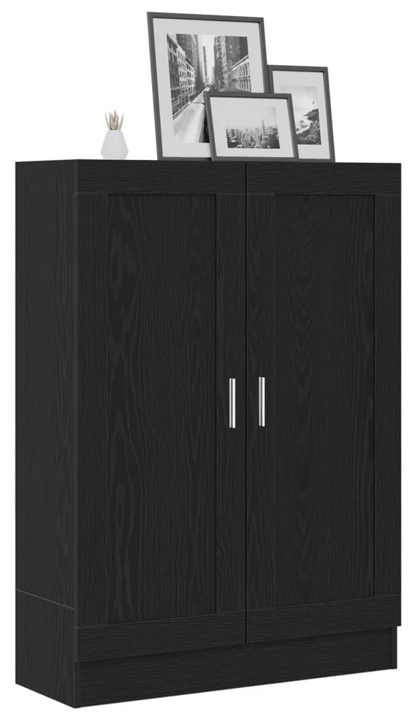 Könyvespolc Fekete Tölgy 82,5x30,5x115 cm Mérnöki Fa