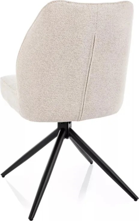 John Raven forgatható étkezőszék bézs/fekete