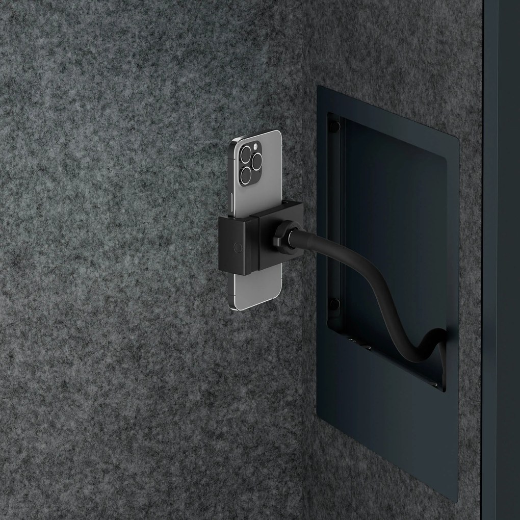 Sally 1150mm korpus Antracytowy - siedzisko Szary