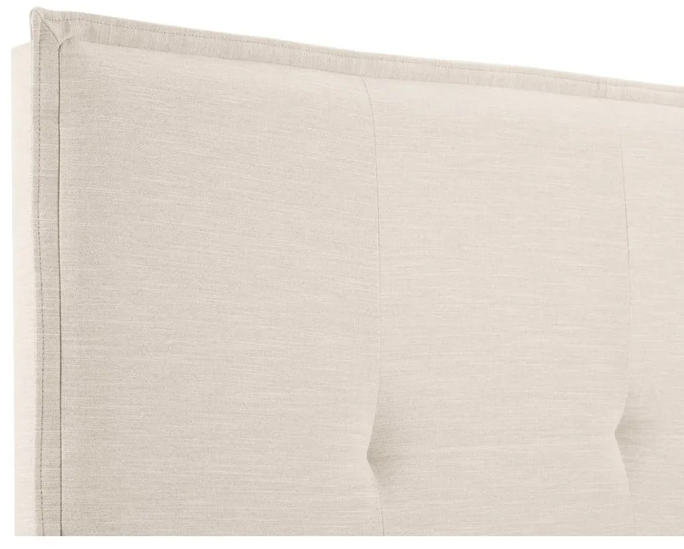 Bézs ágytámla 140x120 cm Monica – Milo Casa
