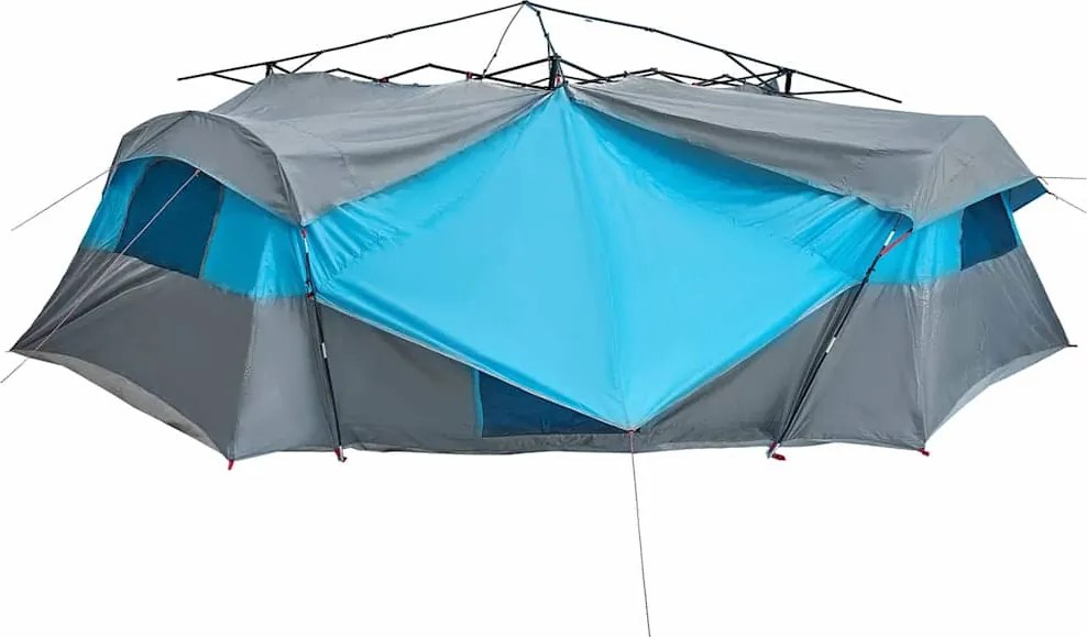 vidaXL Belső sátor tetővel tárolóval Kék 520 x 520 x 190 cm taft