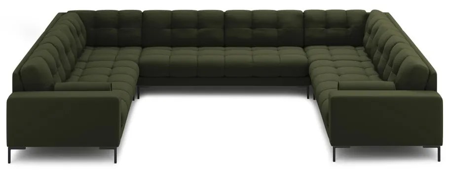 Zöld sarokkanapé (U alakú) Bali – Cosmopolitan Design