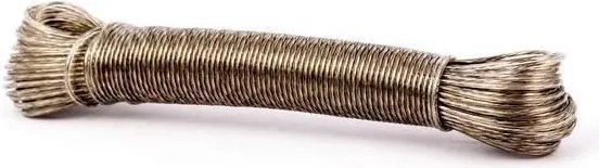 Szárítókötél acél, Pvc fonott 30m