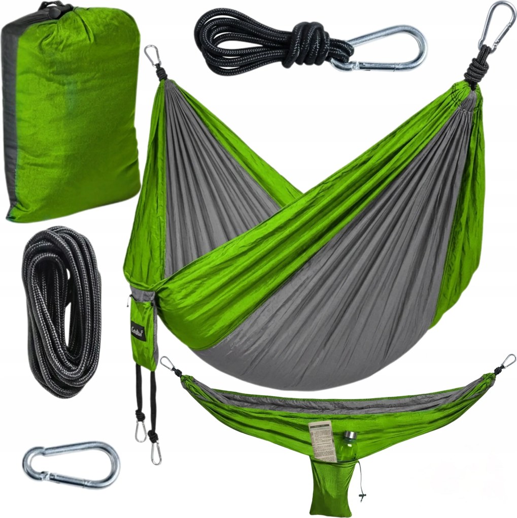 Kerti Függőágy Könnyű Függőágy Turista 150 kg-ig 260x140 cm Robusztus