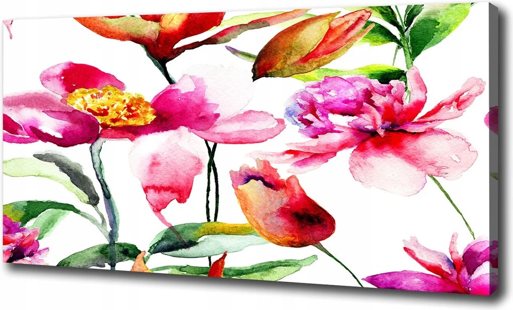 Vászonkép Vad virágok 120x60 cm