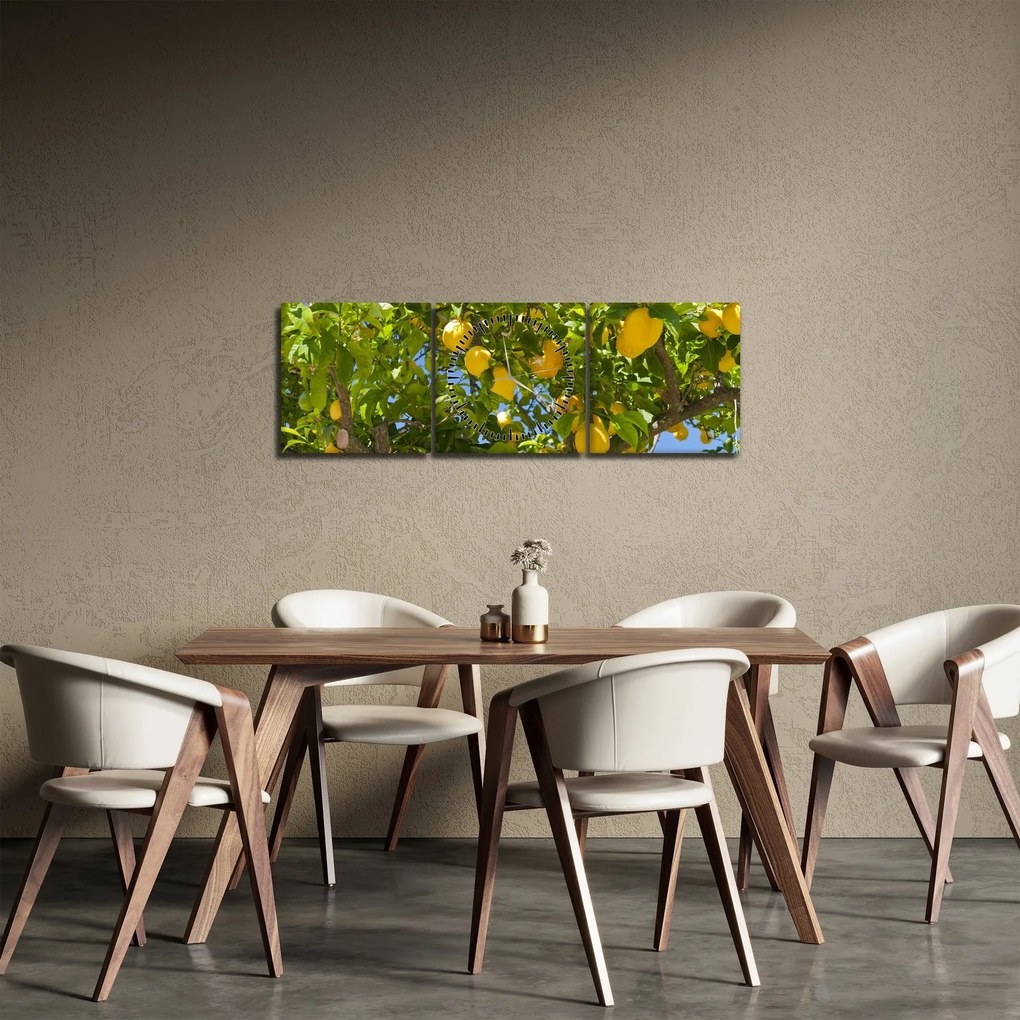 Kép - Citromfa (órával) (90x30 cm)