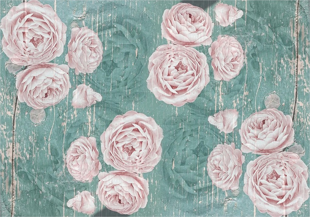 Fotótapéta Rózsák a fán vinil shabby chic retro elegancia 254x184 +ragasztó
