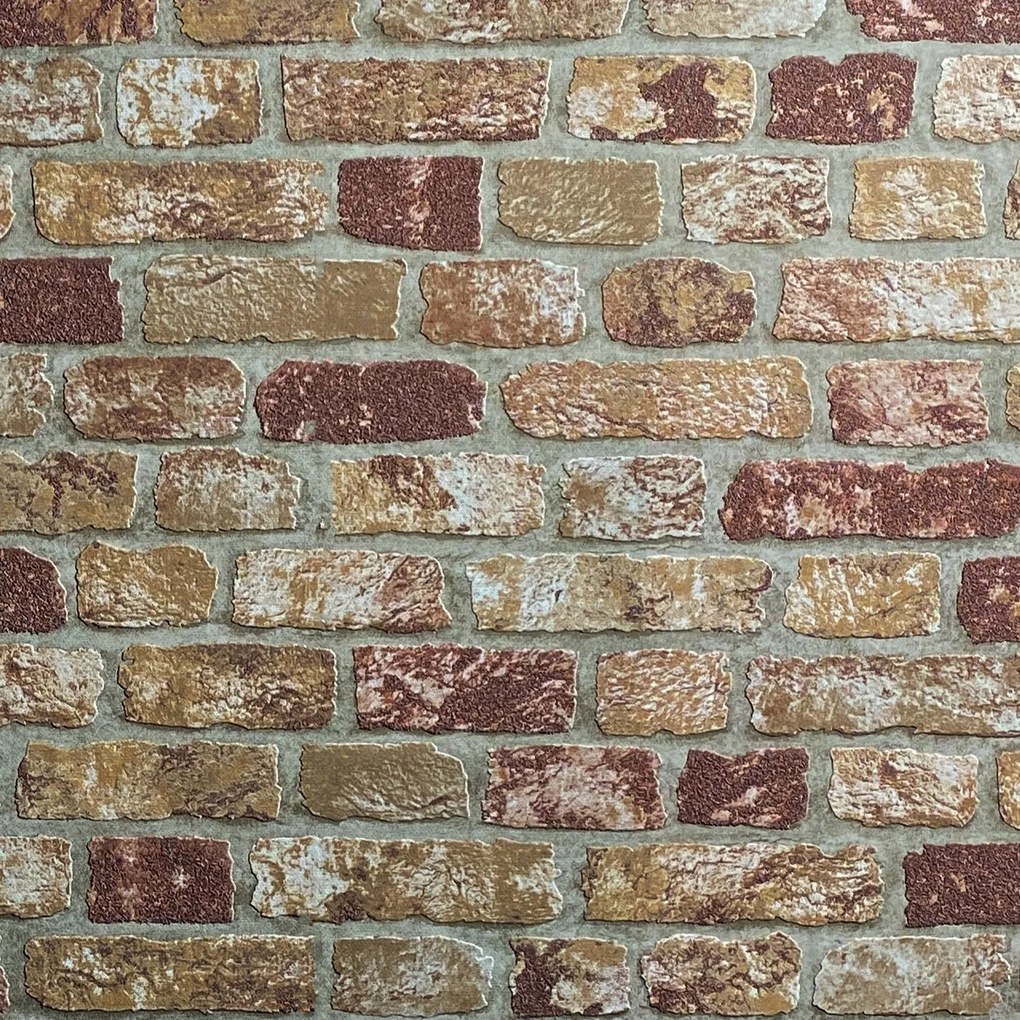 Vinil Tapéta Régi Tégla Fal 3D Mosható Tapéta