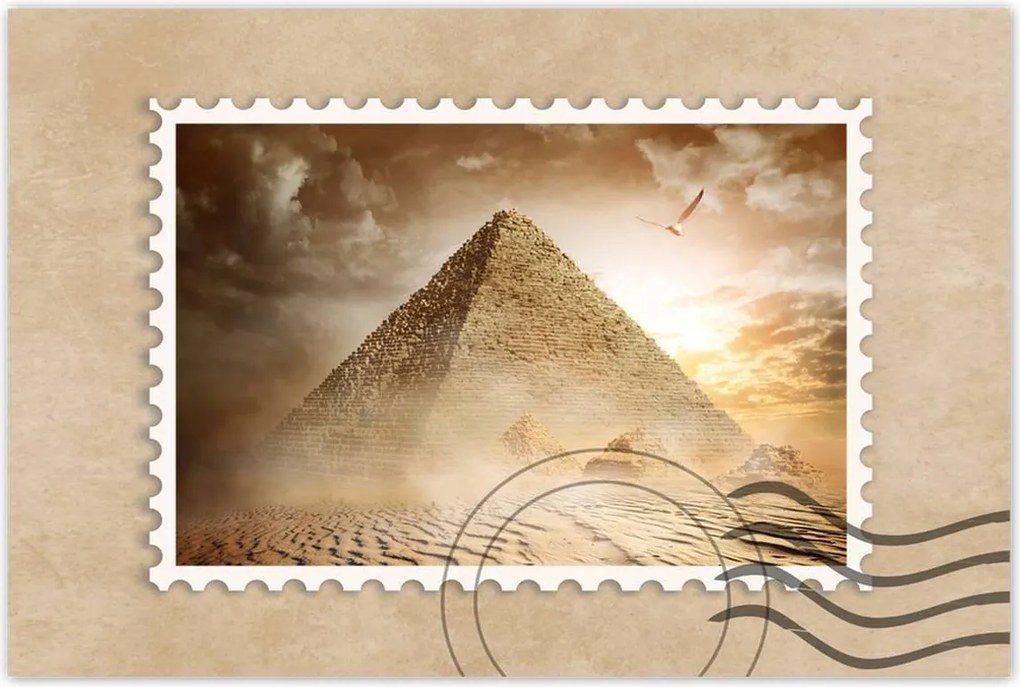 Poszterek 60x40 Egyiptomi piramis k. Gíza