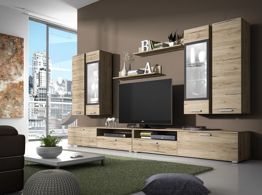 Zondo Nappali bútorsor Sapphire Typ 10 (san remo tölgy). 1030316