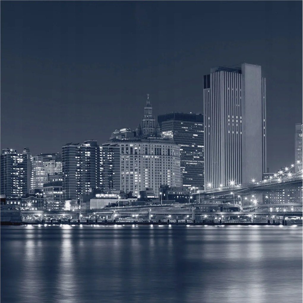 Fotótapéta Flizelin Hálószoba és Nappali Éjszakai város 250x250