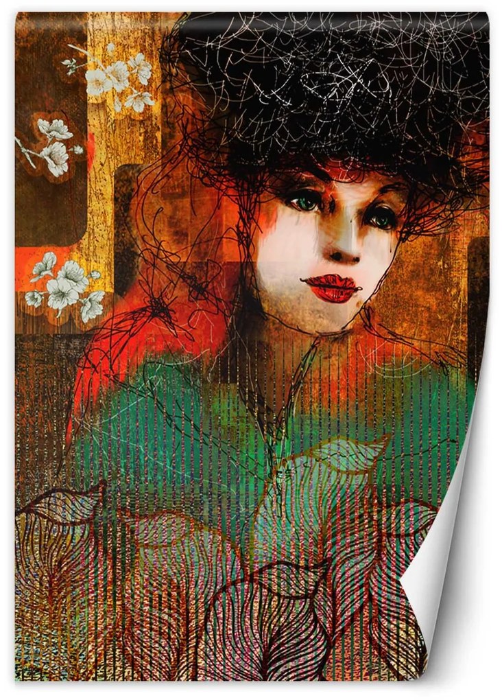 Gario Fotótapéta No dús frizurával Anyag: Vlies, Méret: 150 x 210 cm