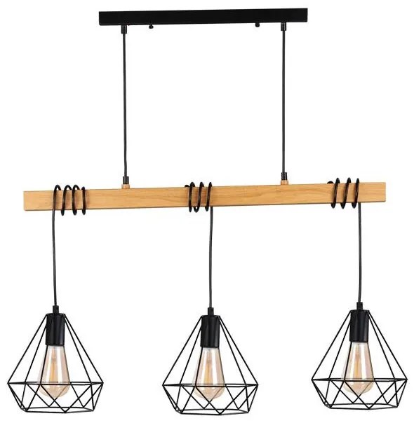Polux VIGO 314673 Függőlámpa 3x20W LED/E27 IP20