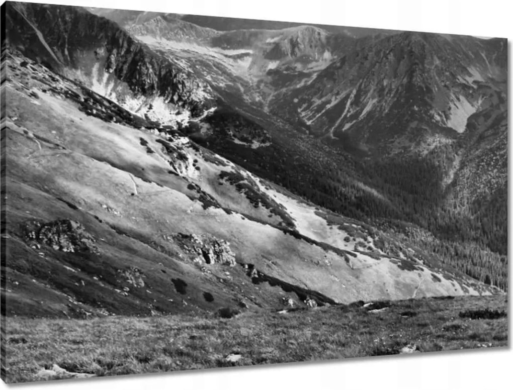 Vászonkép 90x60 Tátra Lengyel hegyek Kilátás