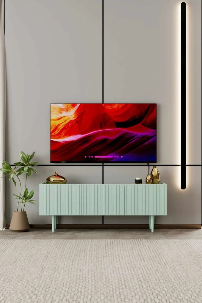Capella TV-állvány, menta, 120 cm