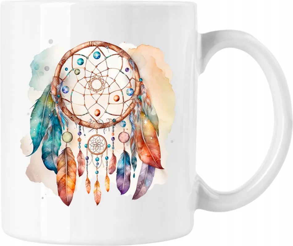 Bögre Toll boho Művészet 1 Fehér 330ml