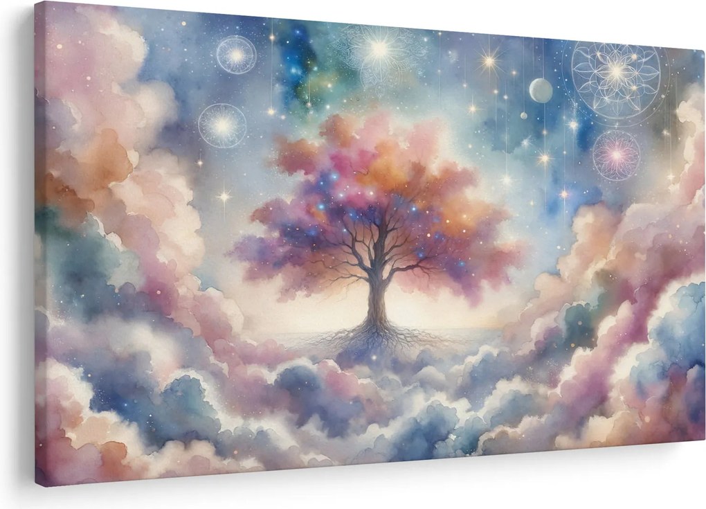 Kép – Életfa a felhőkben (90x60 cm)
