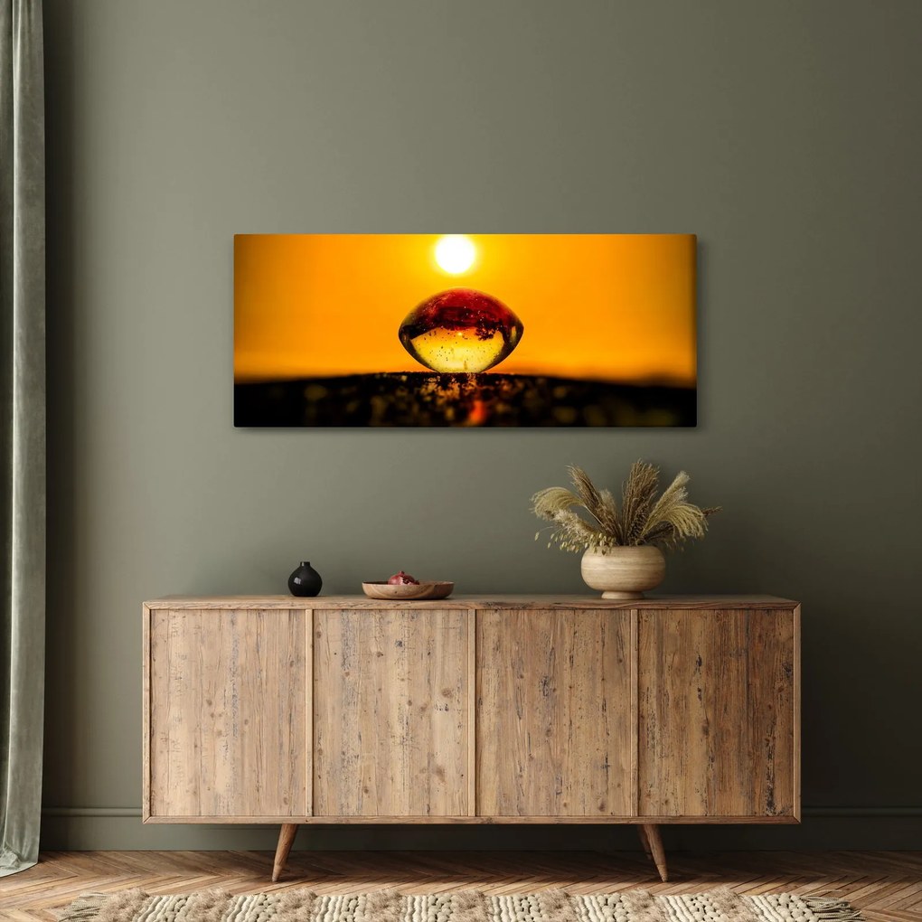 Egy üvegcsepp képe (120x50 cm)