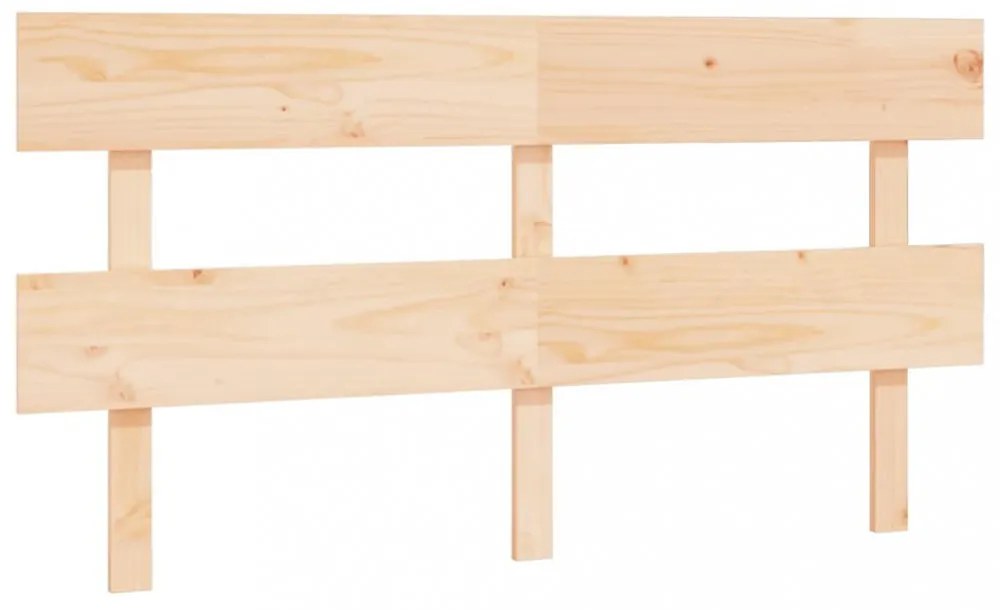 tömör fenyőfa ágyfejtámla 154x3x81 cm