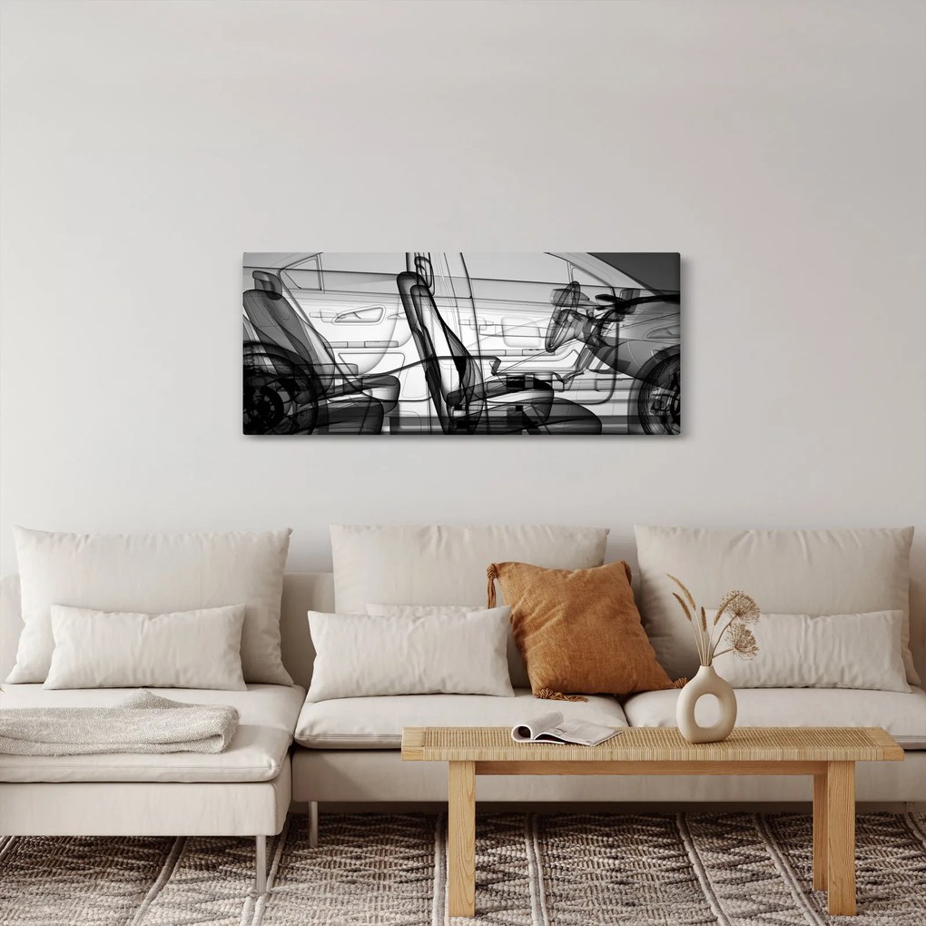 Kép - 3D-s autómodell (120x50 cm)