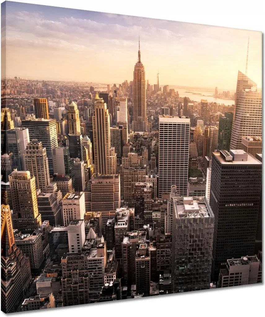 Vászonkép 50x50 New York felülnézet