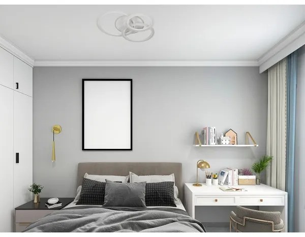 LED dimmelhető mennyezeti lámpa LED/90W/230V 3000-6500K + távirányító