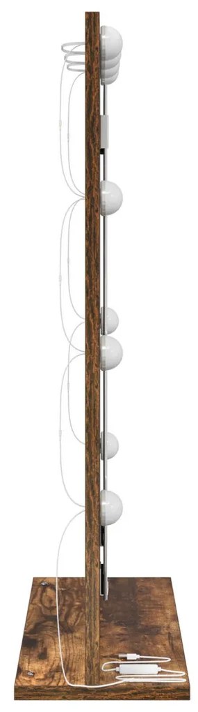 Pipere Tükör Füstölt tölgy Fa, Üveg 70 x 50 x 18 cm Tükör