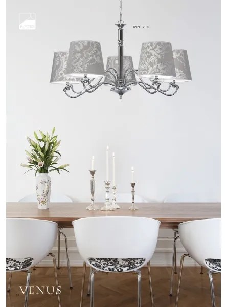 JUPITER 1289-VS5 - VENUS függeszték 5xE27/60W