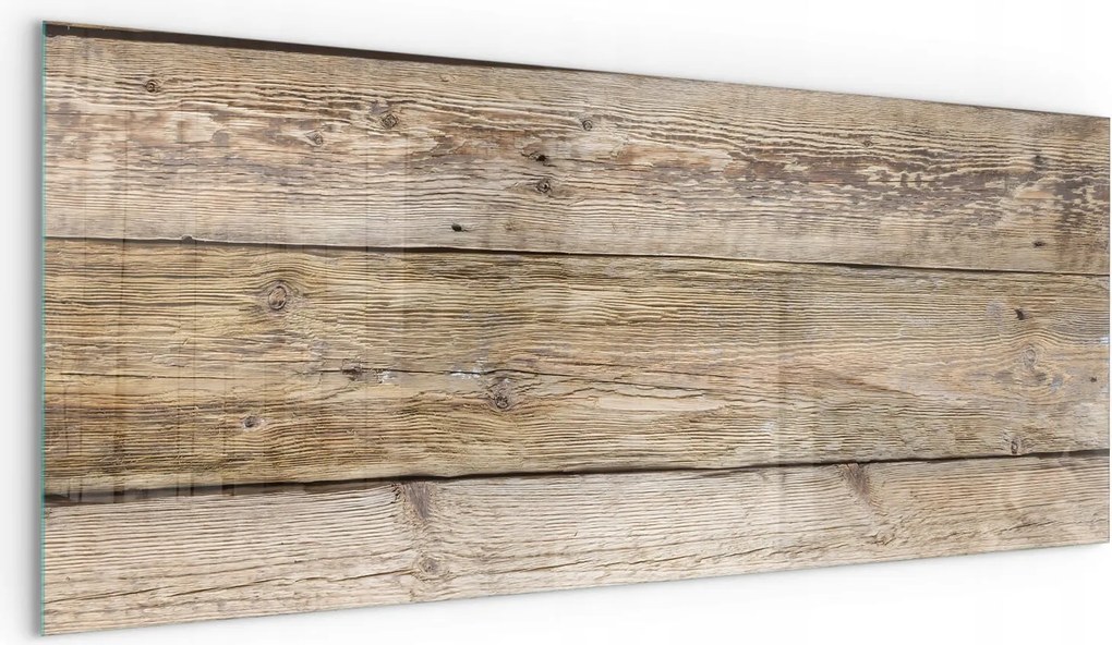 Design üveglap Kandalló alá Kecske kályha Természetes fa deszkák