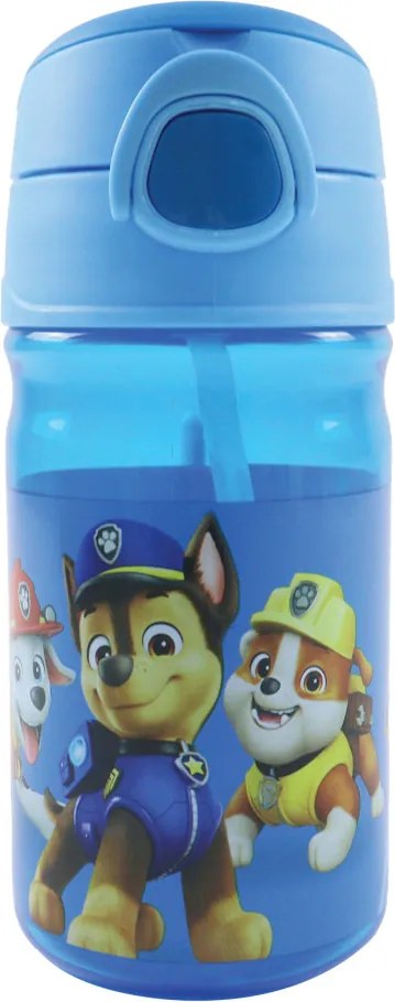 Mancs Őrjárat Best Team műanyag szívószálas kulacs akasztóval 350 ml