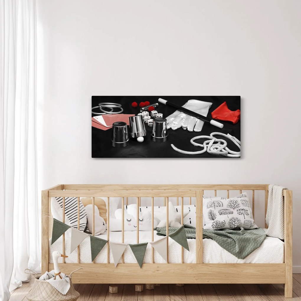 A mágus felszerelésének képe (120x50 cm)
