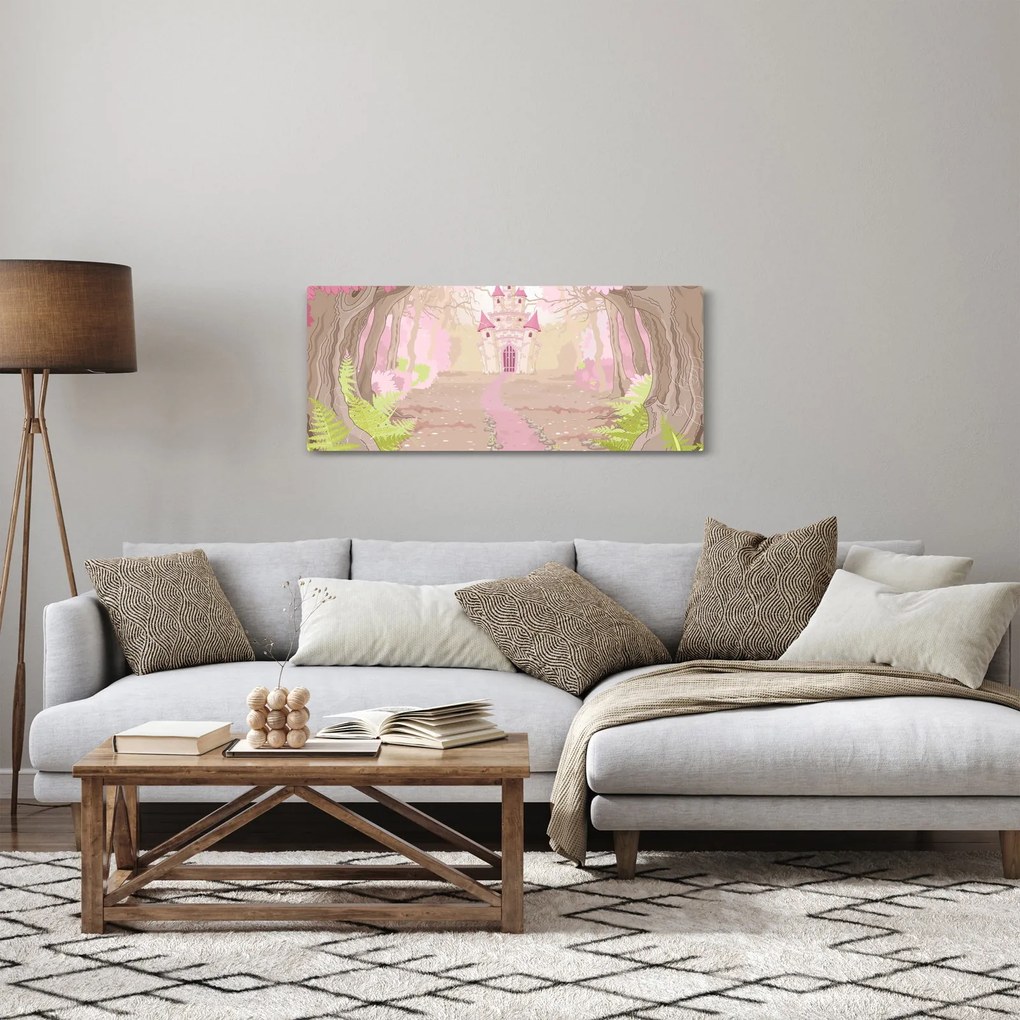 Kép - Utazás a rózsaszín királyságba (120x50 cm)