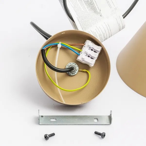 Kábelre függesztett ETNA II csillár 1xE27/15W/230V, átm. 18,5 cm, bézs