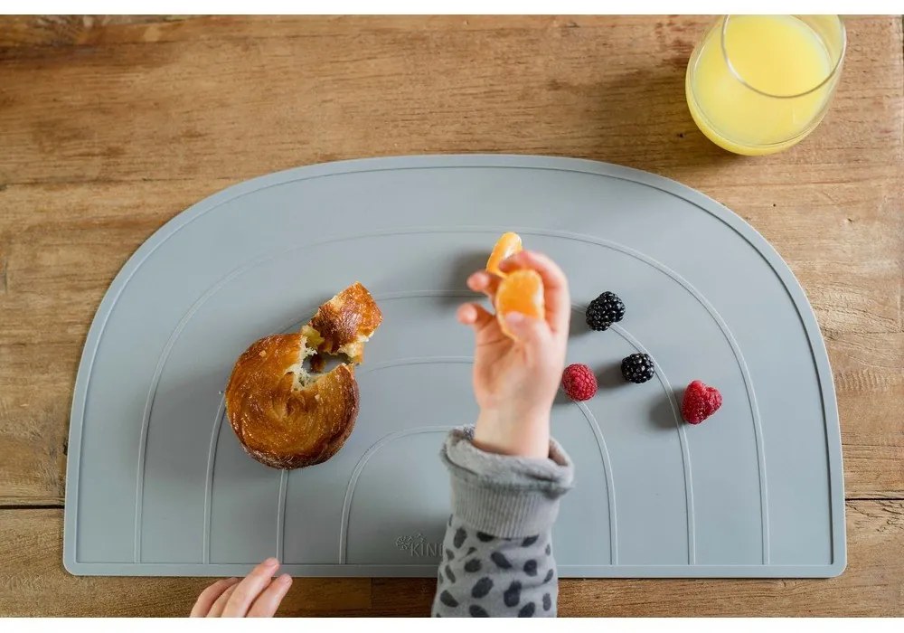 Rainbow kék szilikon tányéralátét, 47 x 26 cm - Kindsgut