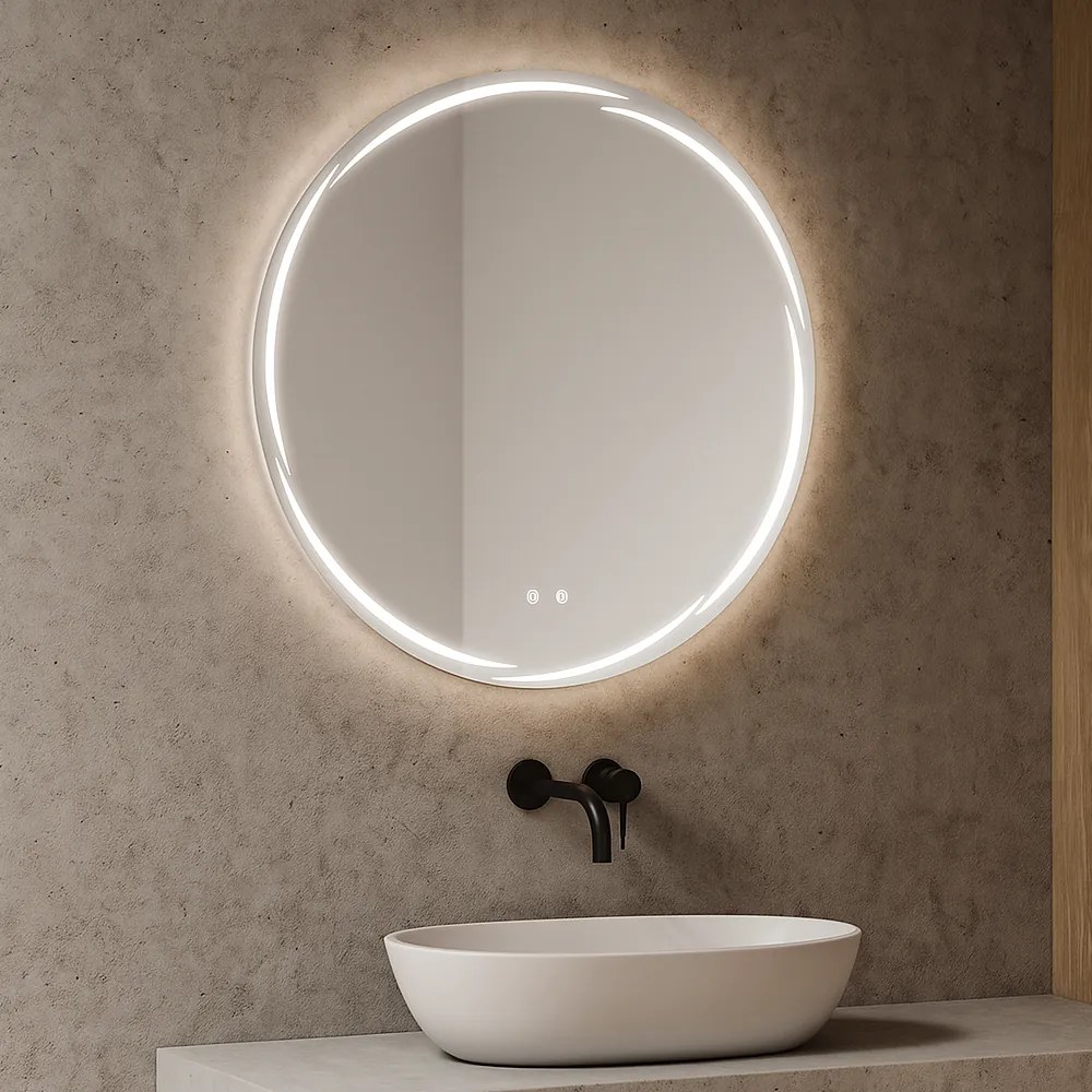 AVENBERG ORBIS LED tükör - Ø80 cm