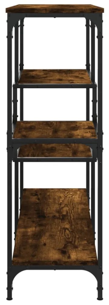 füstös tölgy színű szerelt fa tálalóasztal 103 x 32 x 95 cm