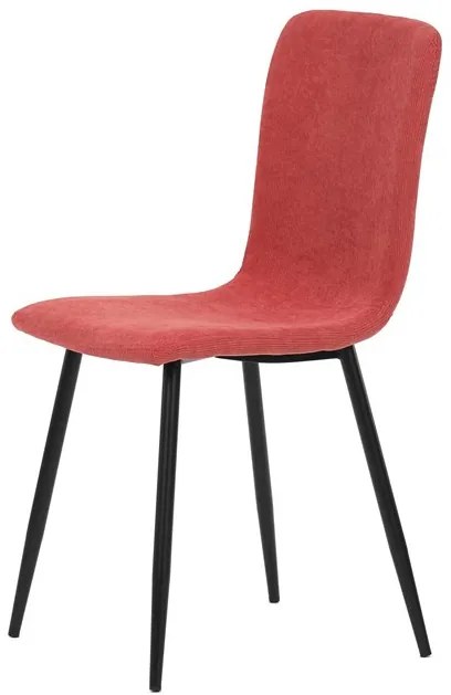 Piros Kordbársony Étkezőszék. DCL-964 RED2