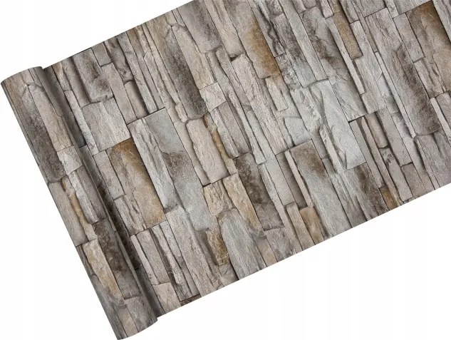 Mosható tapéta realisztikus kő pala szikla 3D hatás