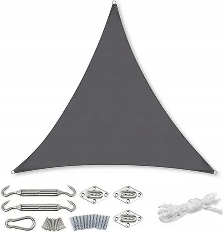 Kerti Napvitorla 300 x 300 x 300 CM Sekey Szürke Háromszög