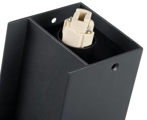 Kanlux 38760 - Kültéri fali lámpa DASTEN 1xG9/11W/230V IP44 fekete