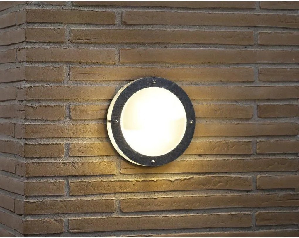 NORDLUX 21861031 MALTE Modern Kültéri Fali Lámpa Szatén, Cink E27 IP54