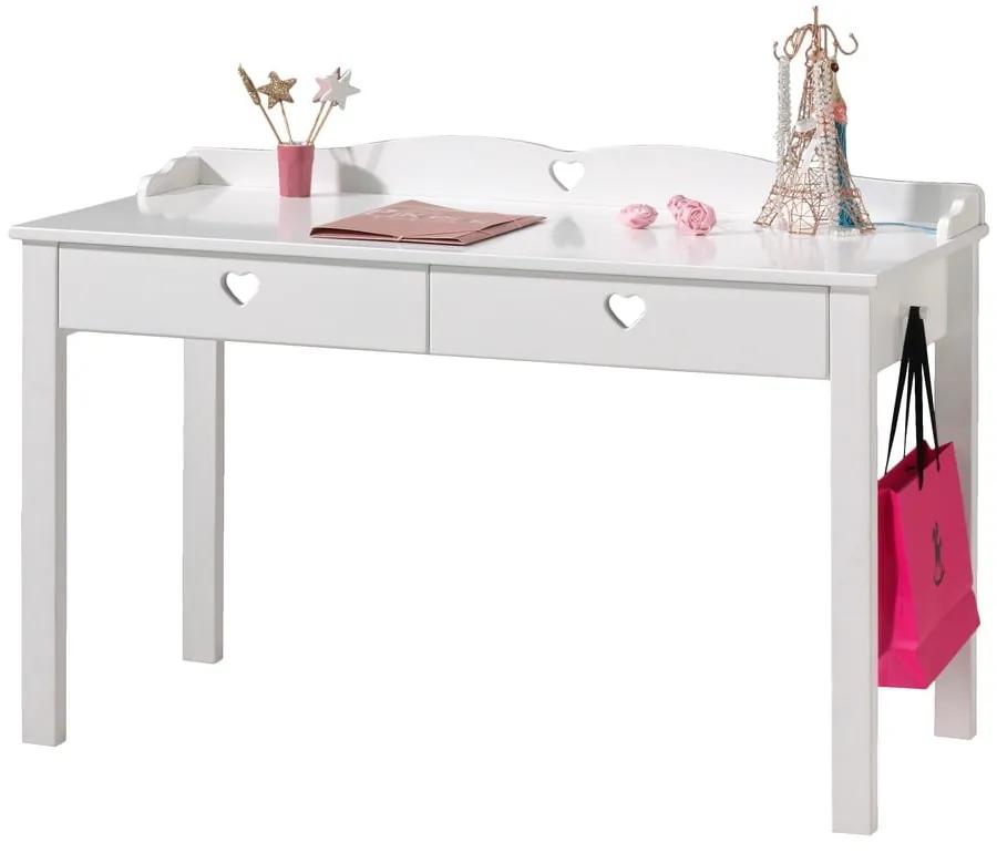 Amori fehér íróasztal, hosszúság 60 cm - Vipack
