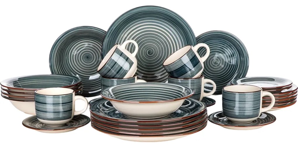 Banquet Spiral Blue 30 db-os étkeszlet