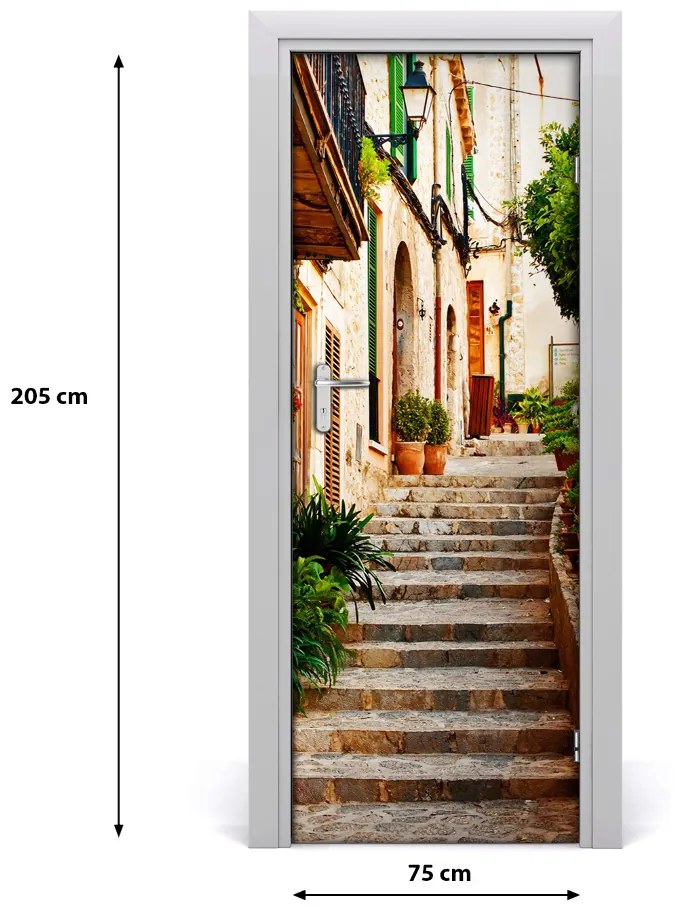 Ajtó tapéta Streets Spanyolországban 95x205 cm