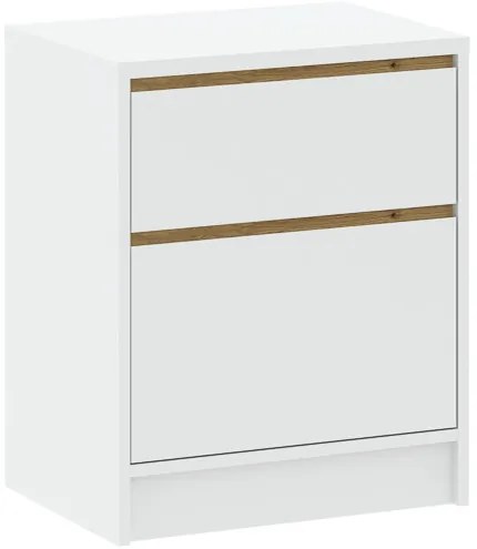 BASIT Éjjeliszekrény Fehér Színben 50 cm