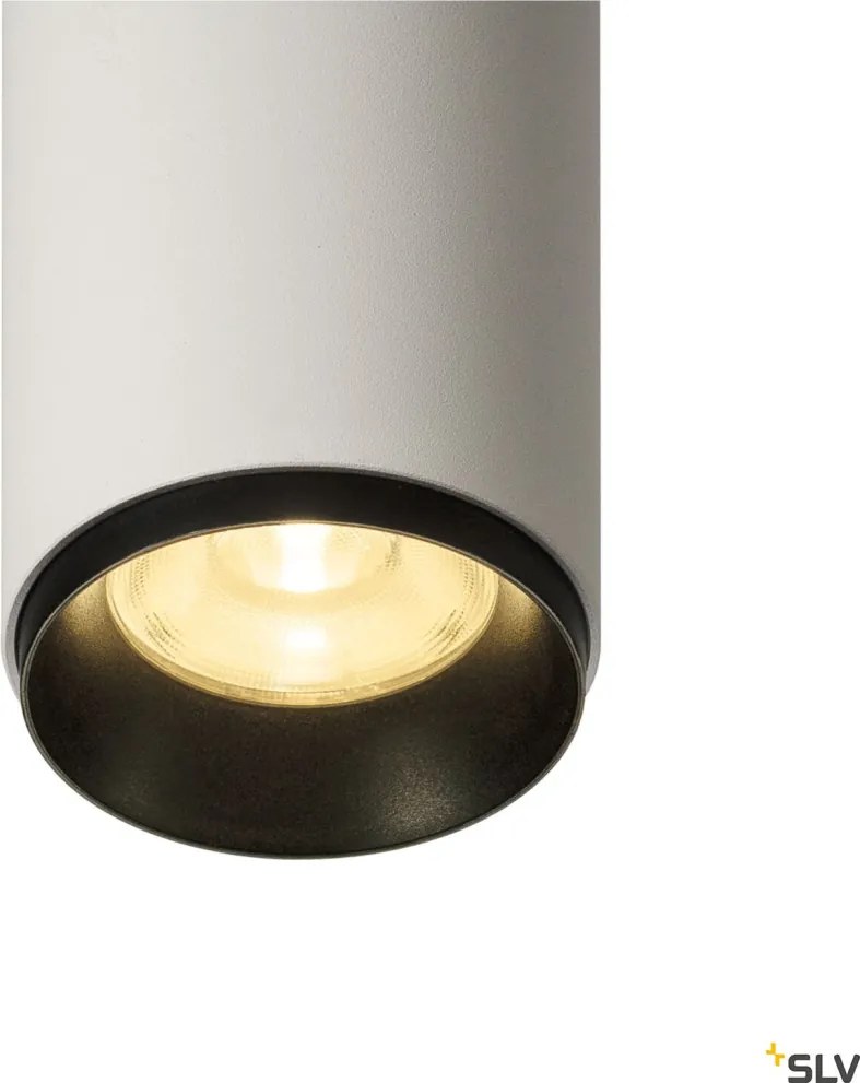 SLV 1004519 NUMINOS Hengeres Mennyezeti Lámpa Fehér, Fekete LED IP20